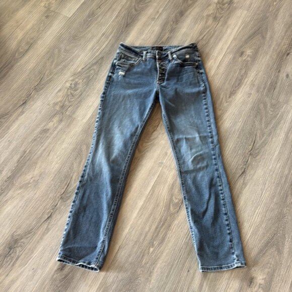 🚩 Silver Jeans most wanted straight denim jeans size 27 - Picture 2 of 12